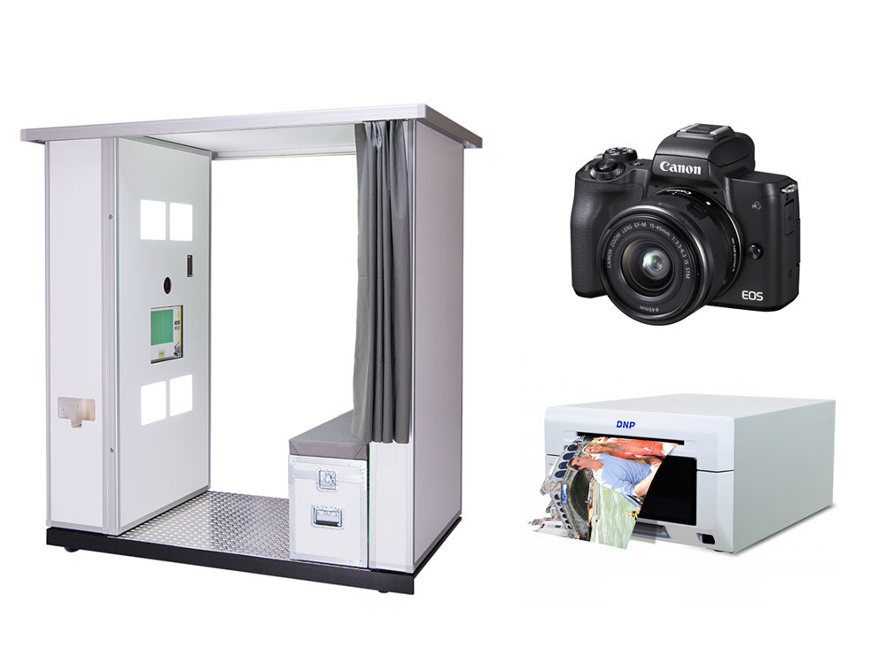 Fotoautomat mit Systemkamera und Fotodrucker kaufen