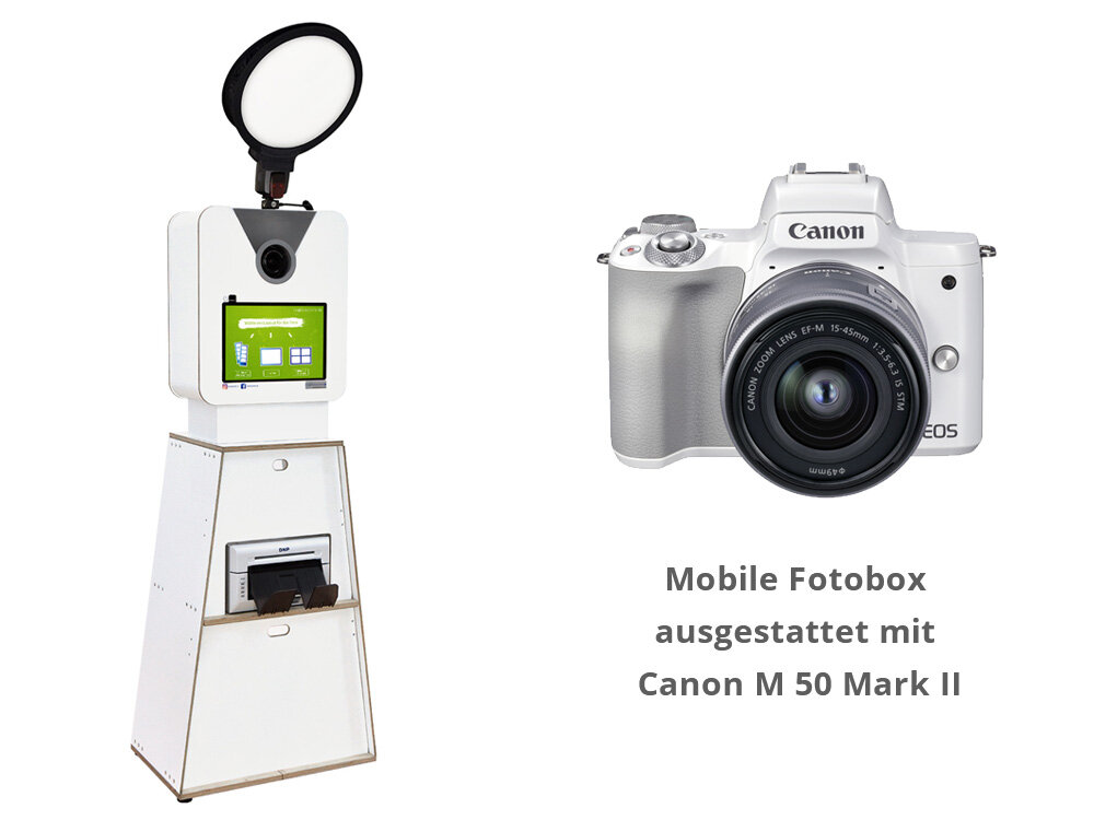 Photobooth kaufen mit Canon M50 oder Canon R100